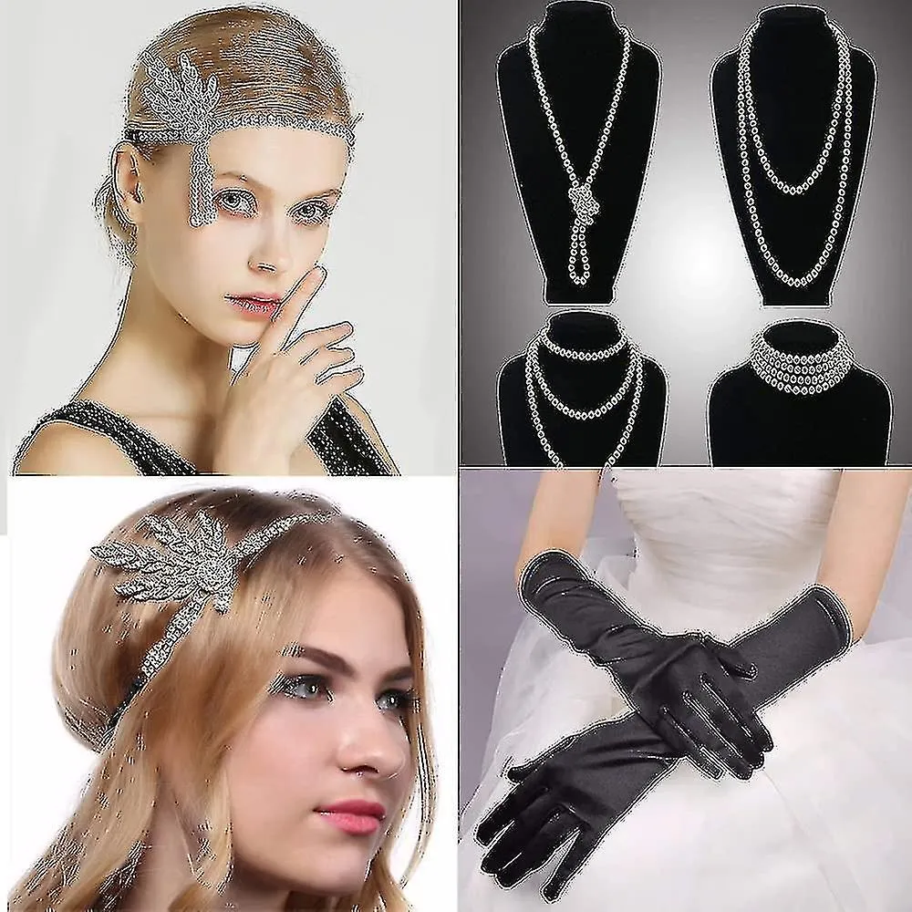 1920"s Accessory Costume Women"s Set, 1920"s Accessory Women"s Halloween Costumekk