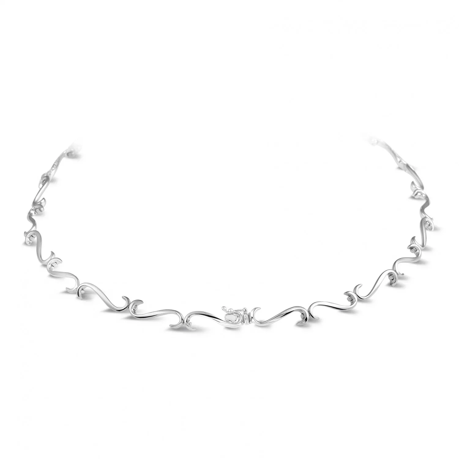 3.65 quilates gargantilla diamante en platino 