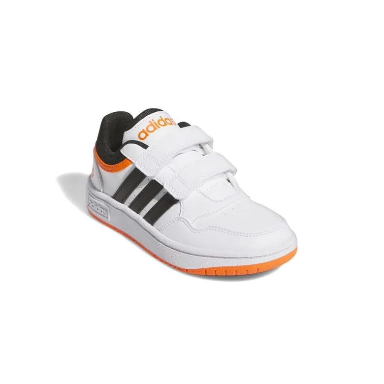 ADIDAS KIDS HOOPS 3.0 CF C "WHITEORANGE"