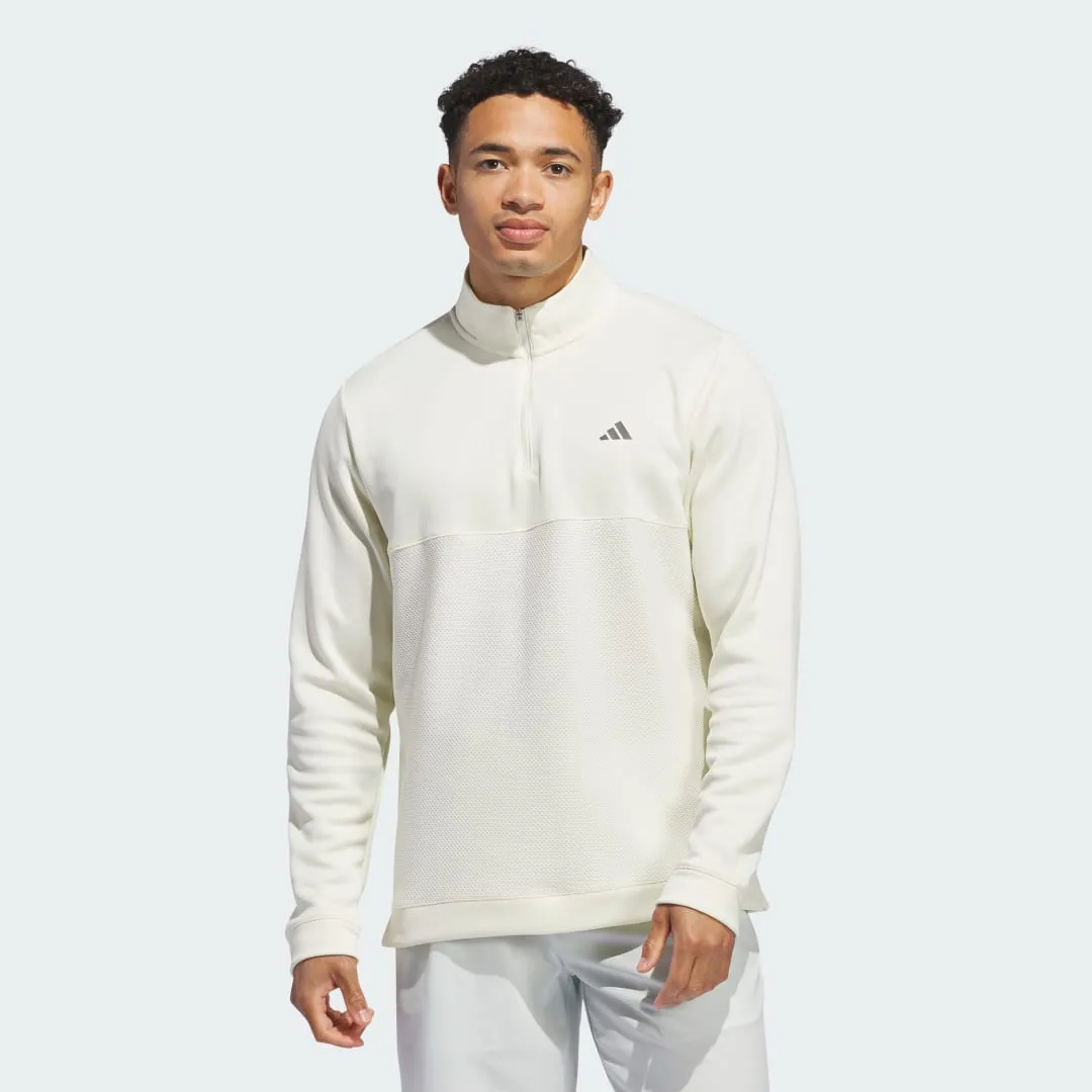 ADIDAS PERFORMANCE TOP ULTIMATE365 TEXTURED QUARTERZIP