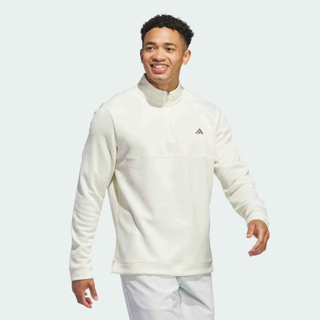 ADIDAS PERFORMANCE TOP ULTIMATE365 TEXTURED QUARTERZIP