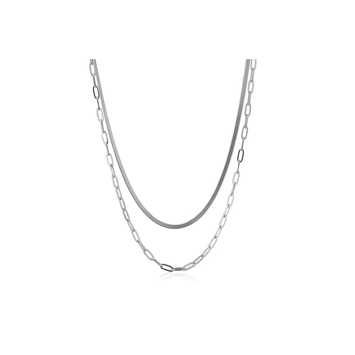 ANARTXY COLLAR DOBLE ESLABONES SERPIENTE  ANARTXY