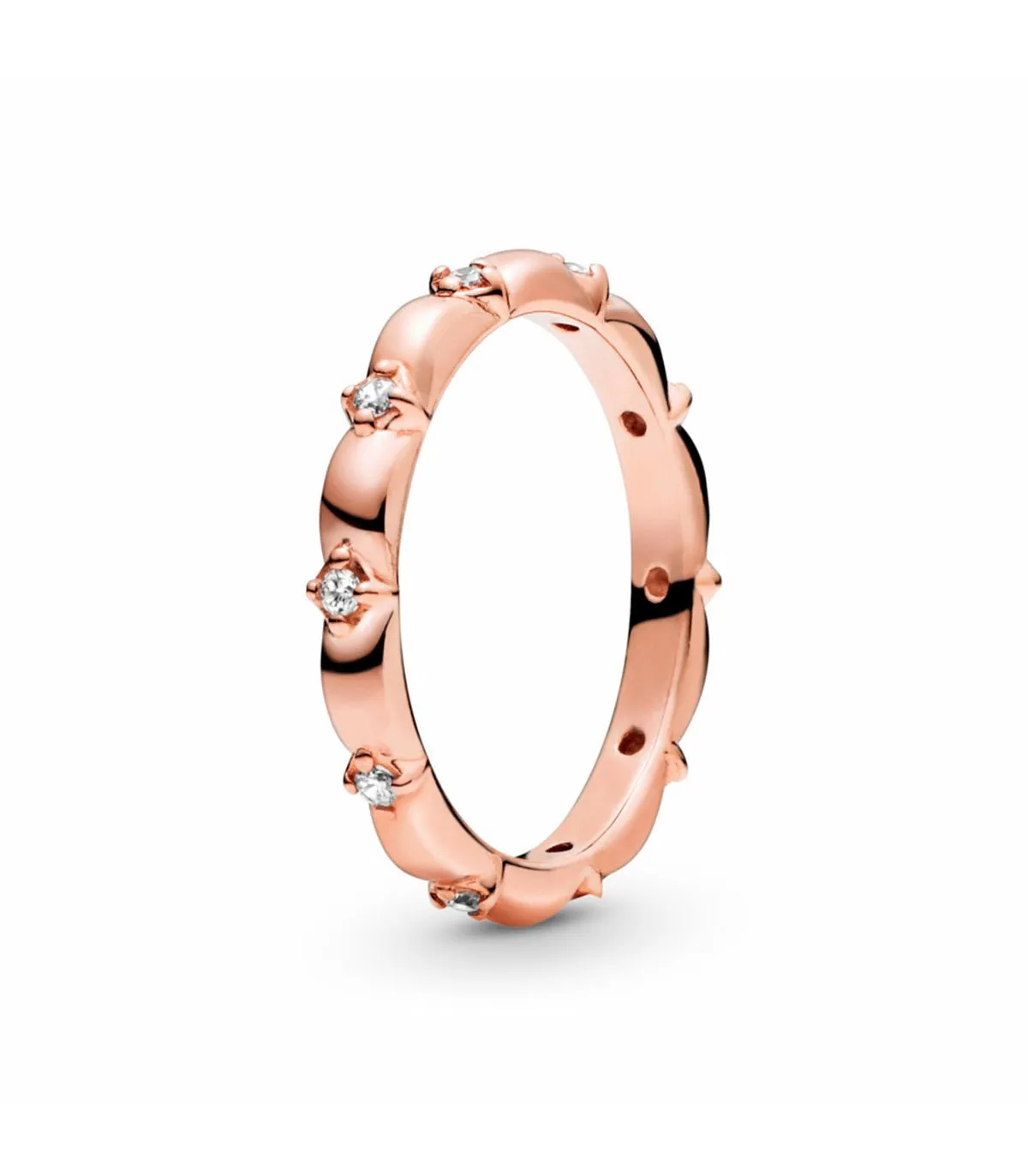 ANILLO PANDORA ROSE BANDA DE PéTALOS  188791C01