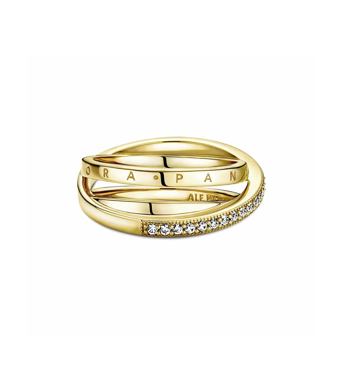 ANILLO PANDORA SHINE CRUZADO TRIPLE ALIANZA  169057C01