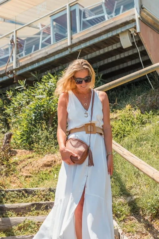 BOLSO DE PIEL  CAMEL MILANO