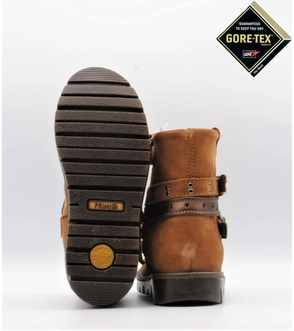 BOTAS NIÑA GORETEX PRIMIGI CUERO TACHUELAS