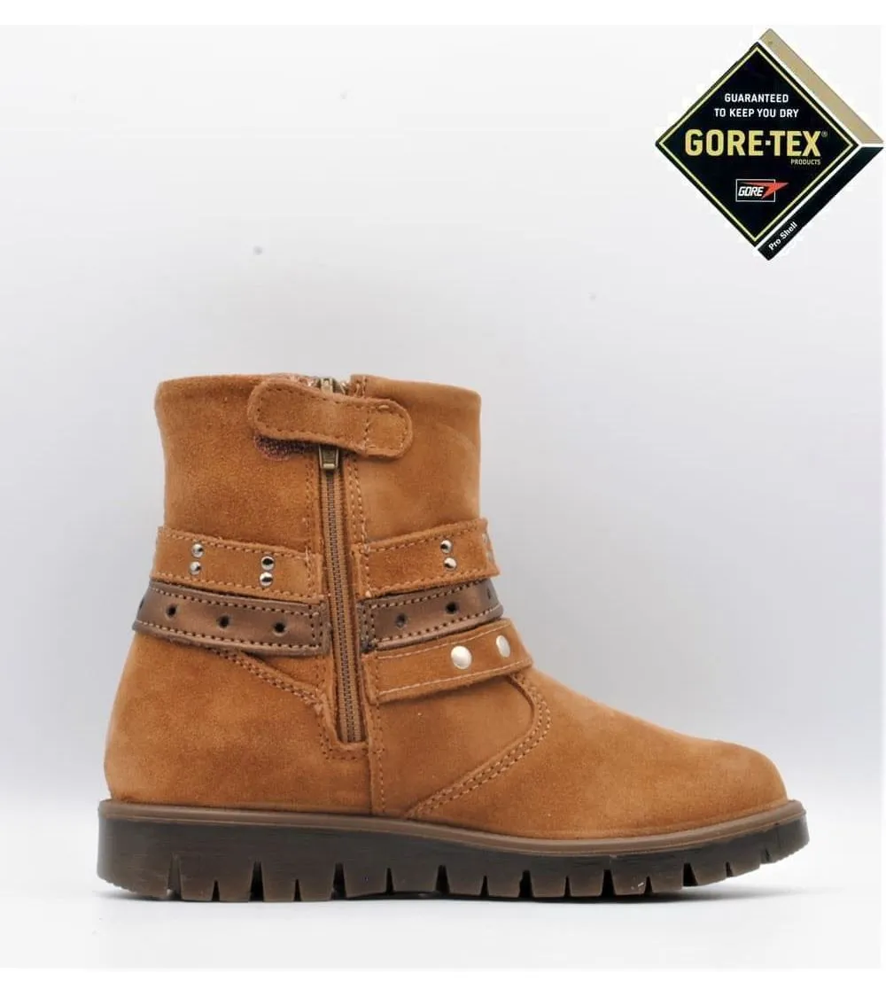 BOTAS NIÑA GORETEX PRIMIGI CUERO TACHUELAS