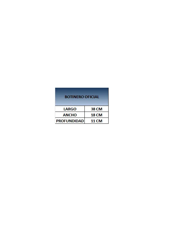 BOTINERO OFICIAL RIVER PLATE  RP612