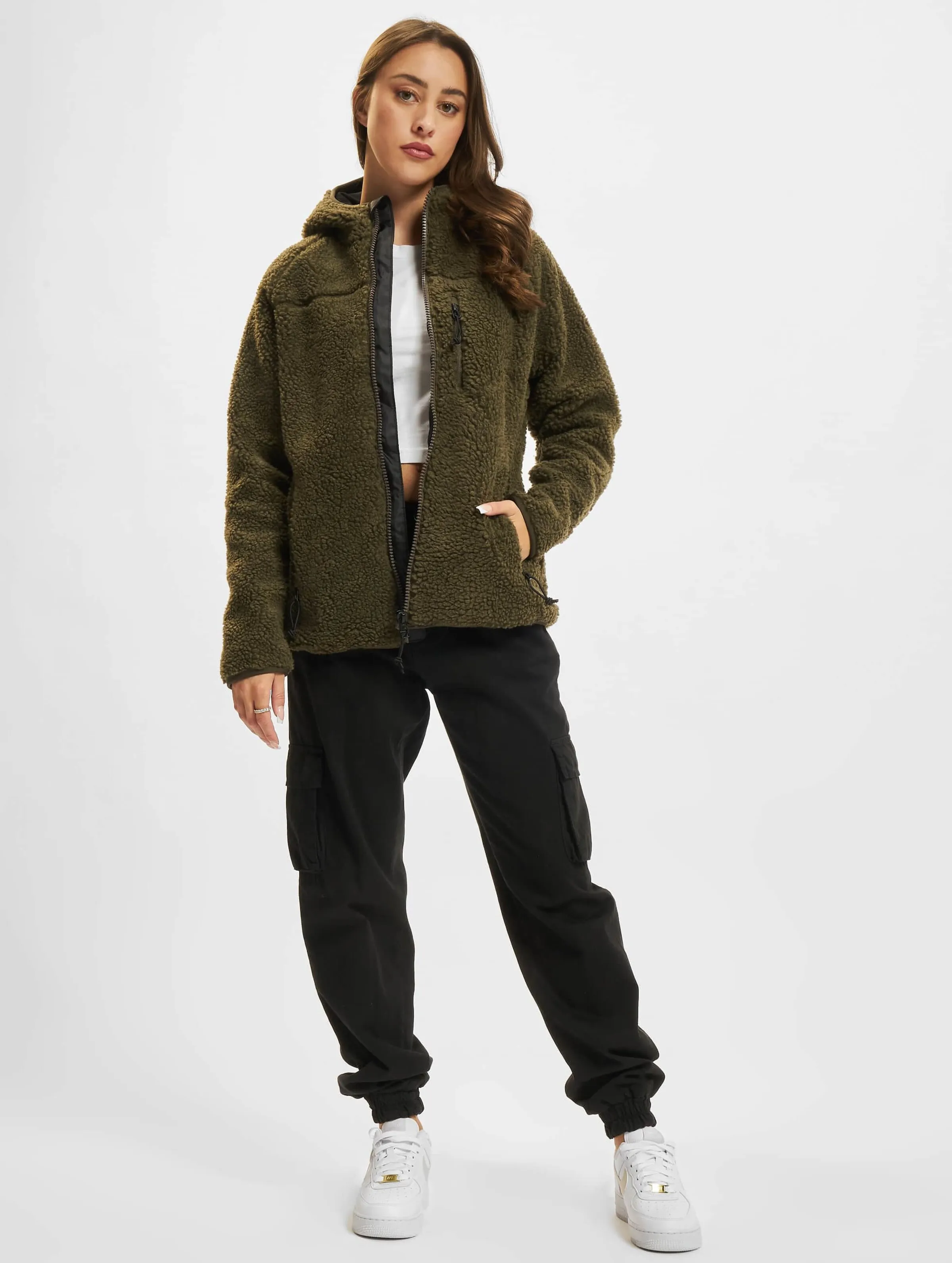 Brandit Ladies Teddyfleece Hood Übergangsjacken