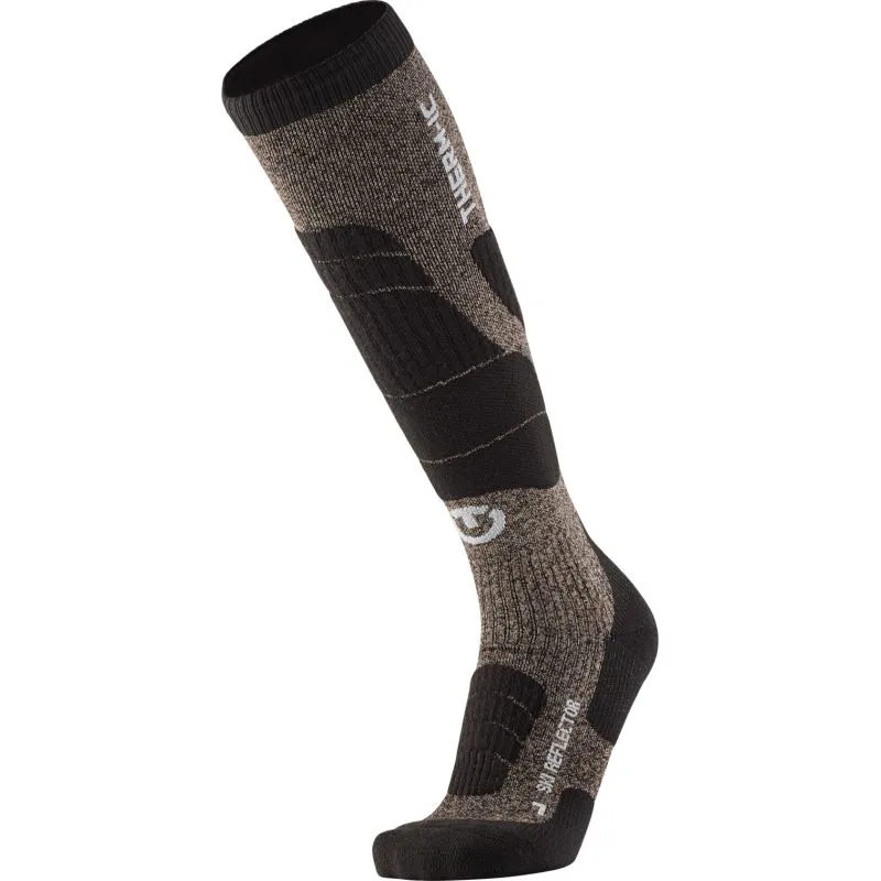 CALCETINES DE ESQUí THERMIC SKI MERINO REFLECTOR (BK/GO)
