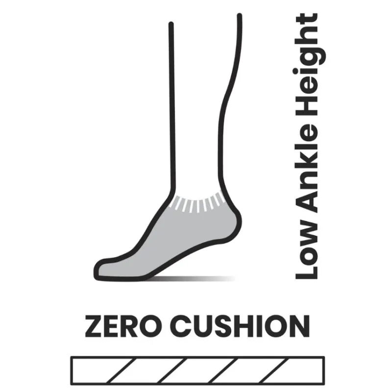 Calcetines Smartwool Zero Cushion Ombre Print Low Ankle (Picante) Mujer