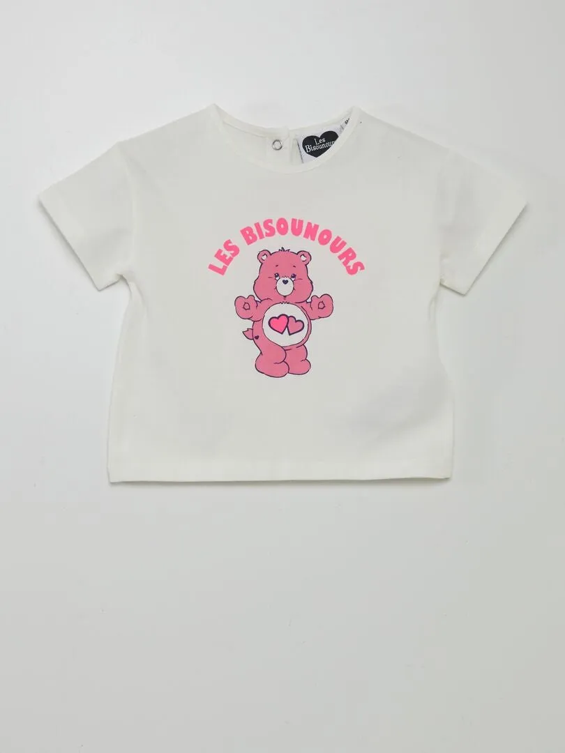 CAMISETA DE PUNTO 'OSOS AMOROSOS'  BLANCO