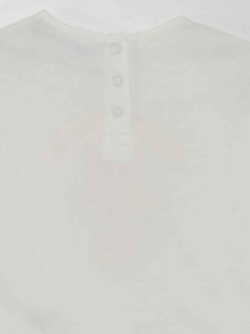 CAMISETA DE PUNTO 'OSOS AMOROSOS'  BLANCO
