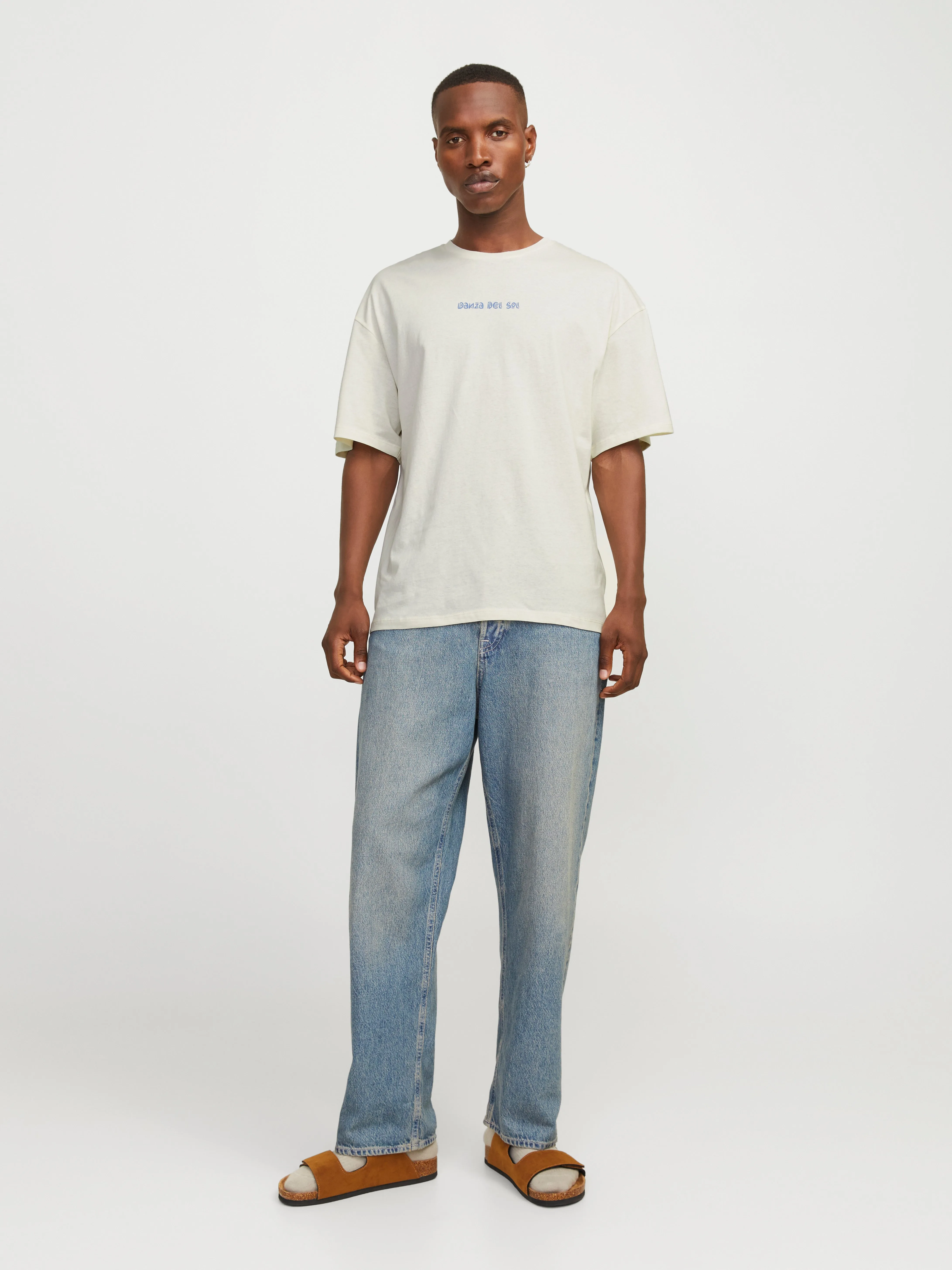 Camiseta Estampado Cuello redondo | Blanco hueso | Jack & Jones®
