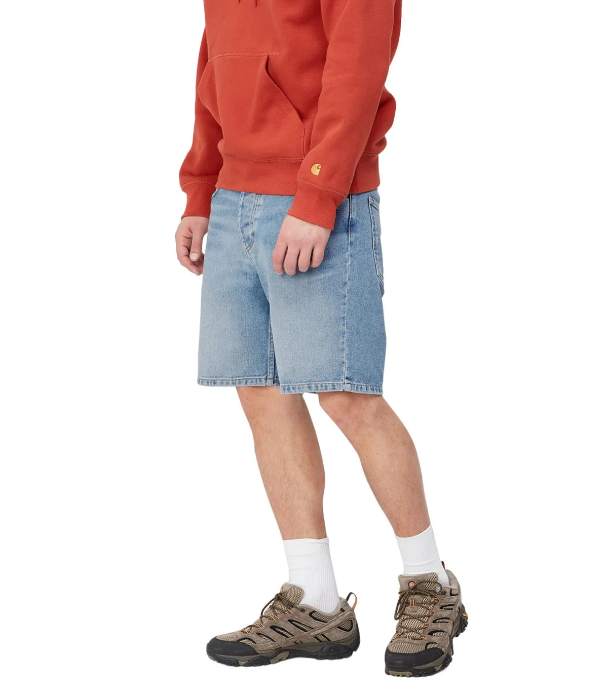 CARHARTT WIP  PANTALóN PARA HOMBRE VAQUERO CLARO  NEWEL SHORT