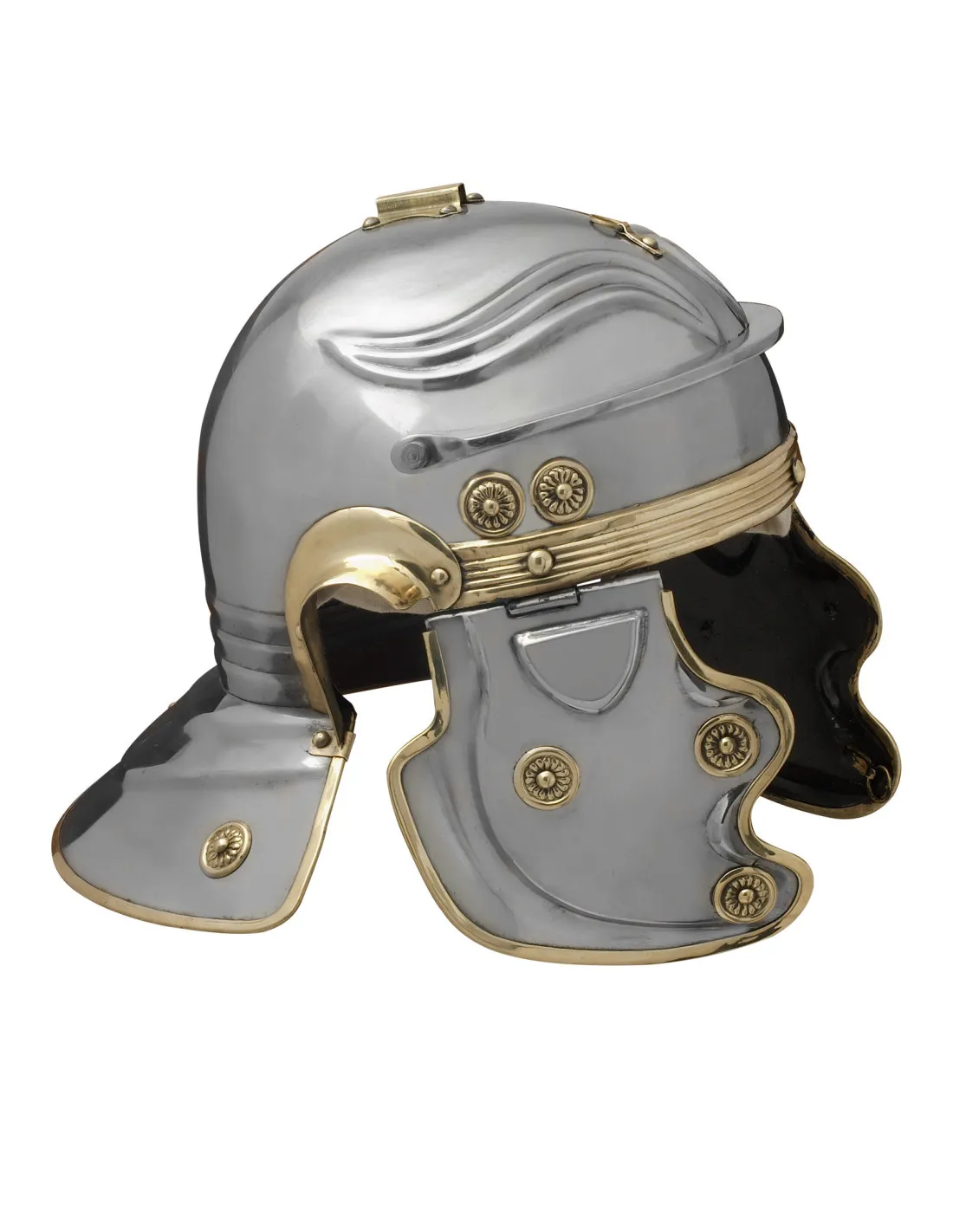 Casco Romano Imperial Gálico Augsburg, acero