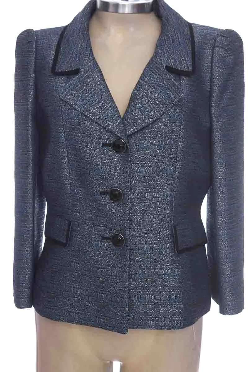 CHAQUETA / ABRIGO COLOR AZUL  TAHARI