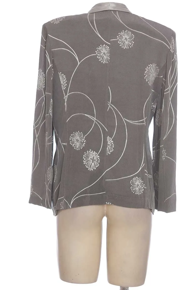 CHAQUETA / ABRIGO COLOR GRIS  PLATINUM