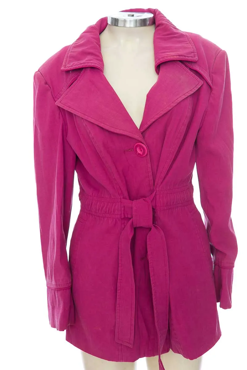 CHAQUETA / ABRIGO COLOR MORADO  DOBLE