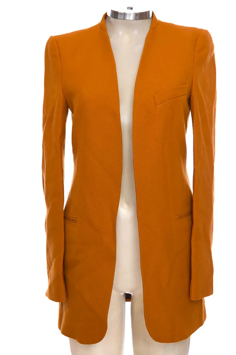 CHAQUETA / ABRIGO COLOR NARANJA  ZARA