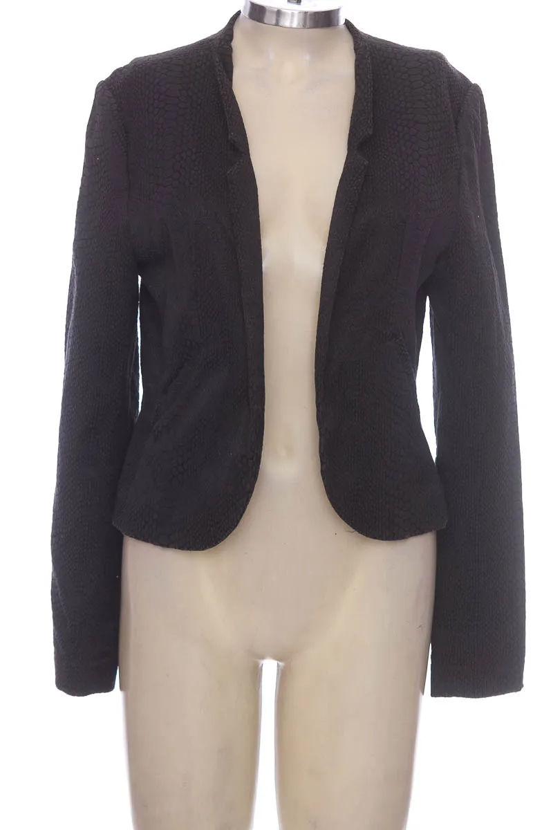 CHAQUETA / ABRIGO COLOR NEGRO  FAISCA