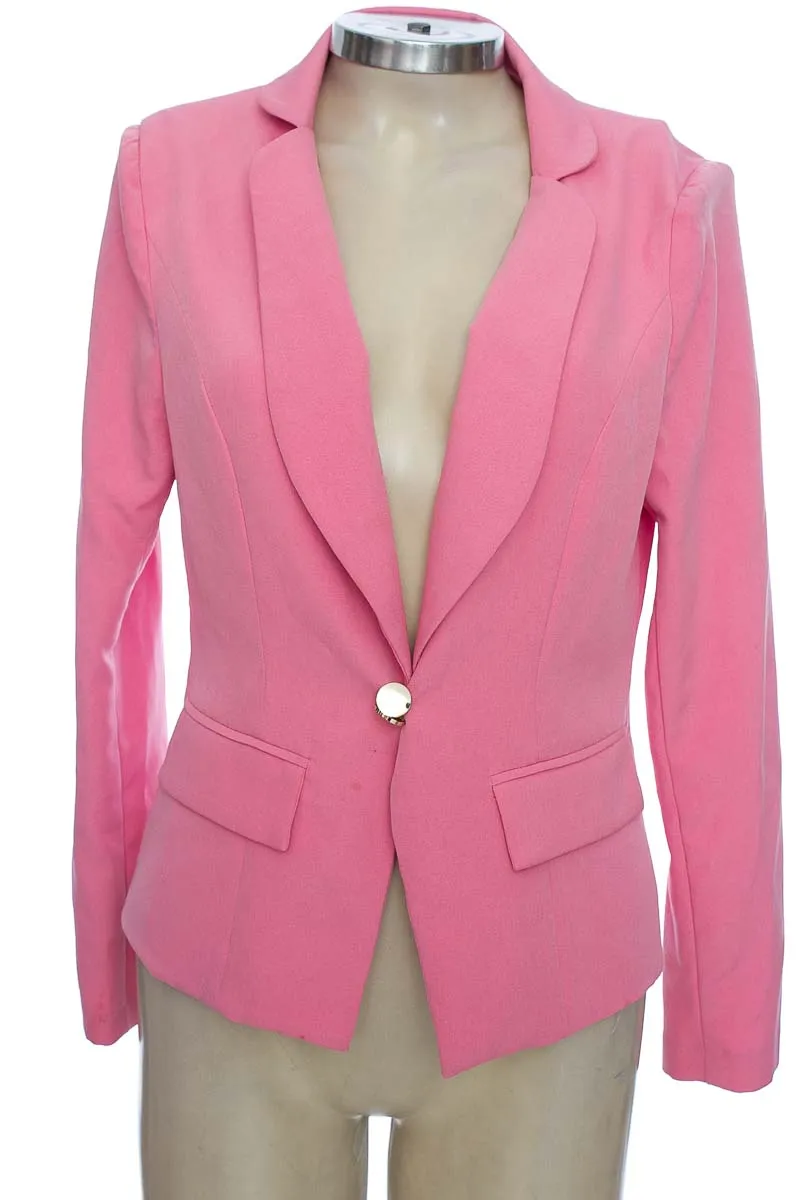 CHAQUETA / ABRIGO COLOR ROSADO  MICHEL