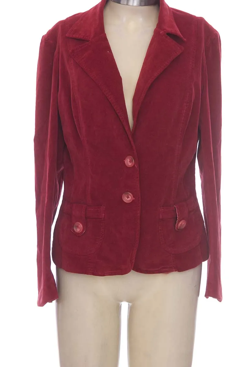 CHAQUETA / ABRIGO COLOR VINOTINTO  ANCLA