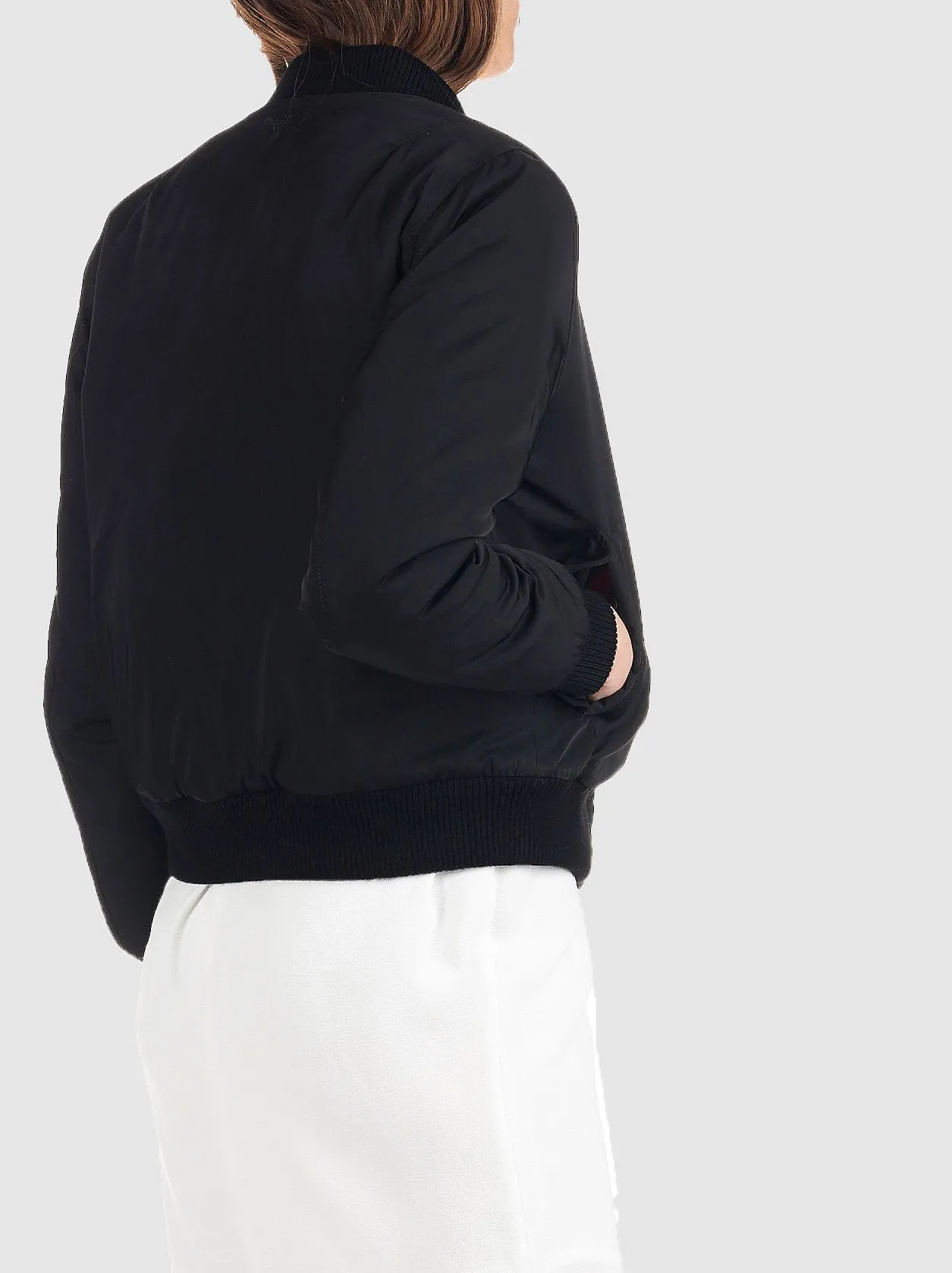 Chaqueta bomber original en negro