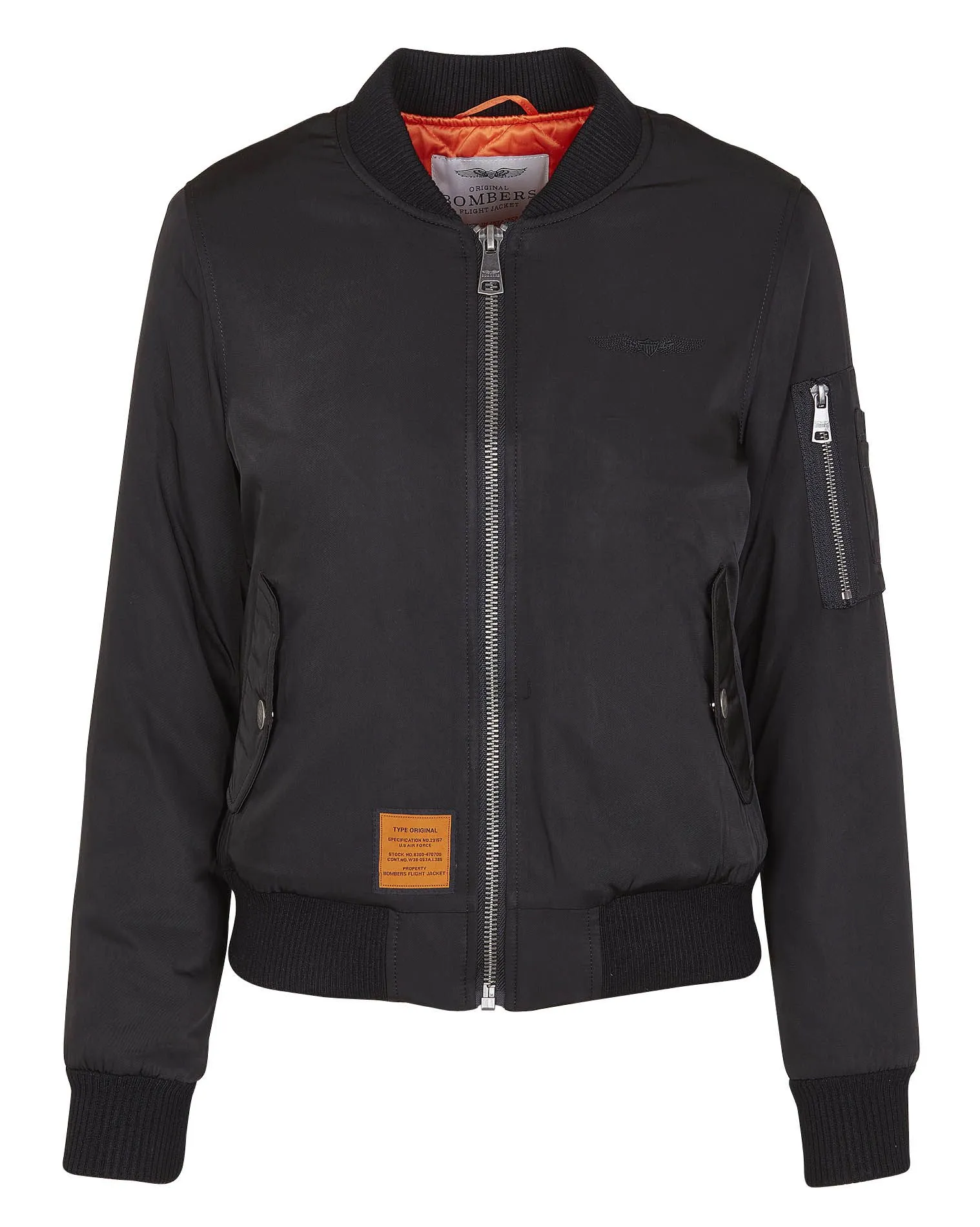 Chaqueta bomber original en negro