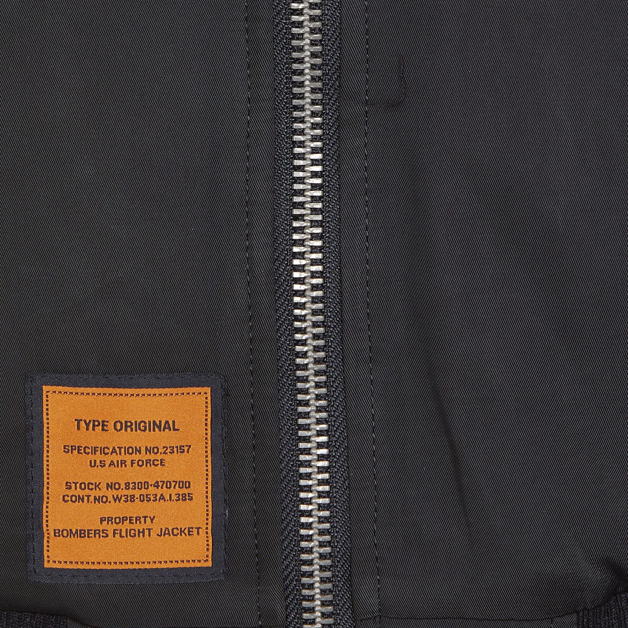 Chaqueta bomber original en negro
