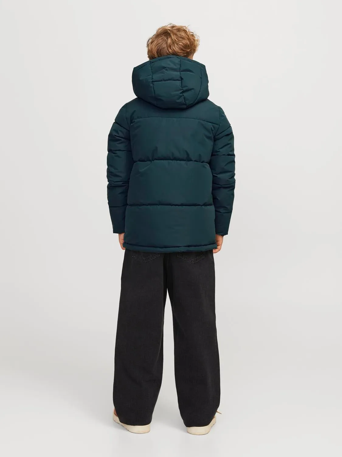 Chaqueta corta acolchada Junior | Verde intermedio | Jack & Jones®