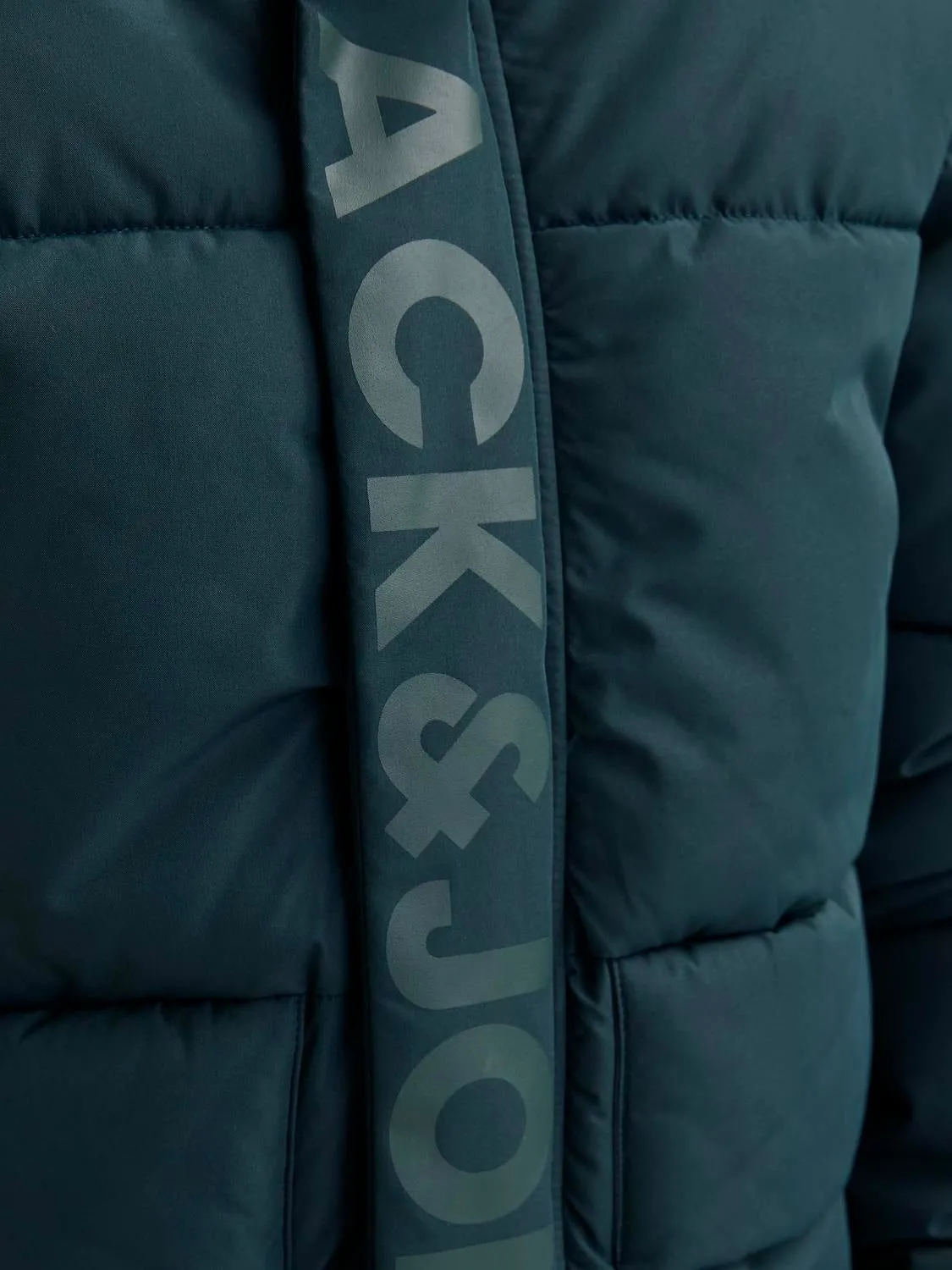 Chaqueta corta acolchada Junior | Verde intermedio | Jack & Jones®