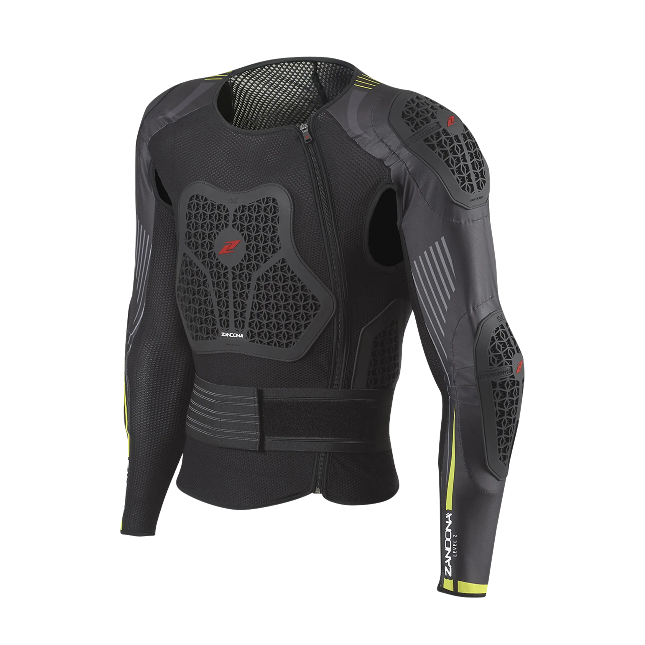 CHAQUETA DE PROTECCIóN ZANDONà NETCUBE X8 NEGROAMARILLO FLUO