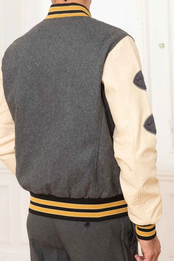 CHAQUETA HOMBRE AMERICAN COLLEGE AC14 GREY BEIGE