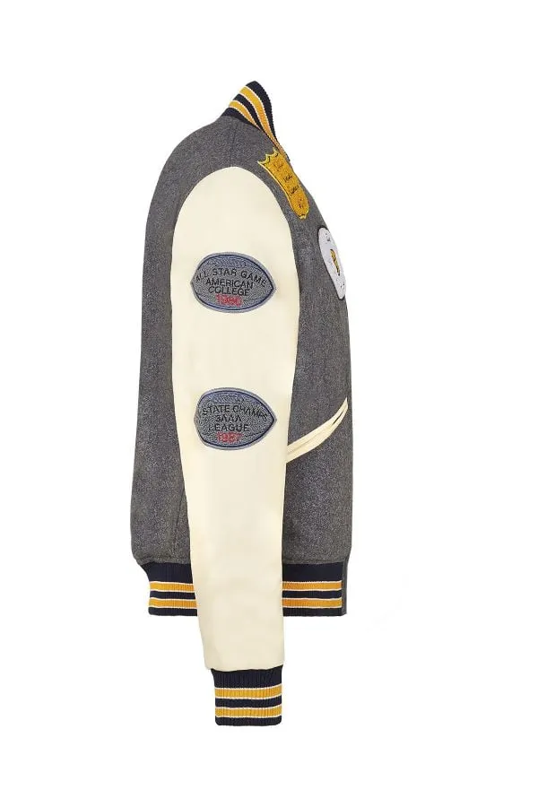 CHAQUETA HOMBRE AMERICAN COLLEGE AC14 GREY BEIGE