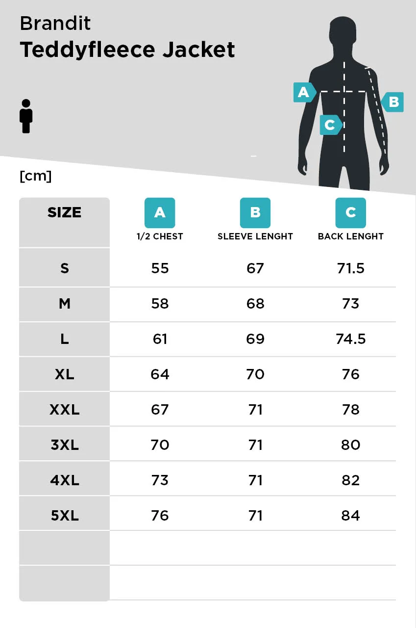 CHAQUETA POLAR BRANDIT WORKER NEGROGRIS