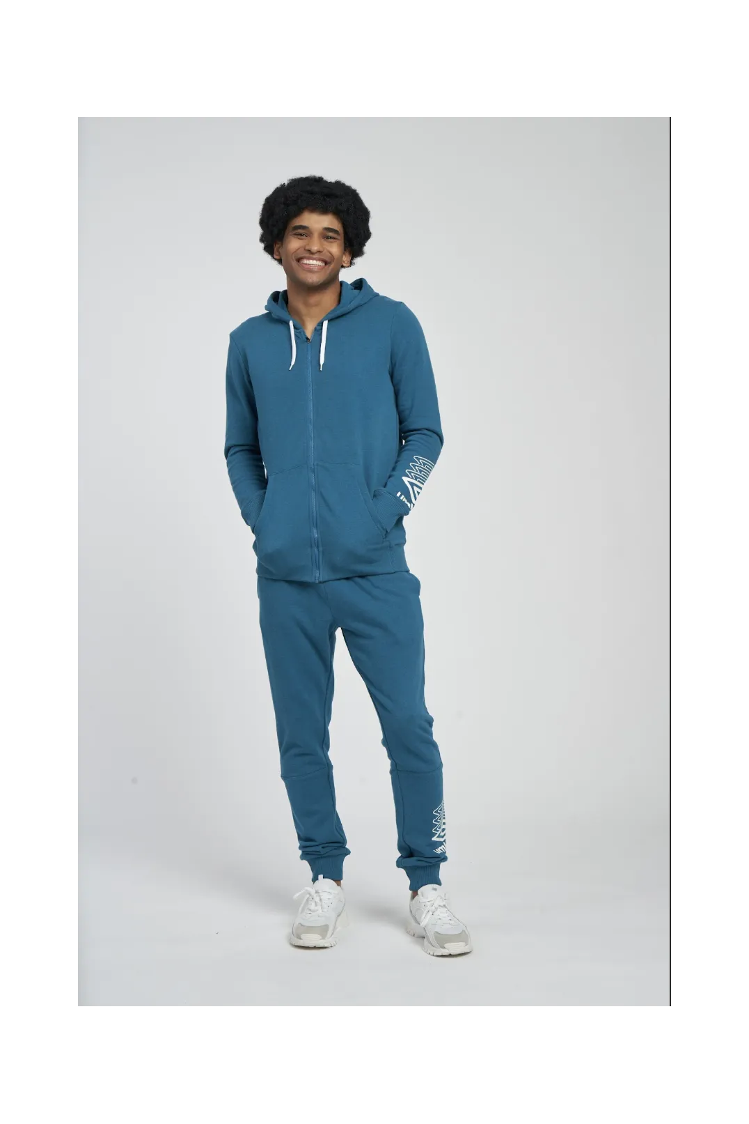 CHAQUETA UMBRO FW TERRACE ZIP  HOODIE LYONS BLUE