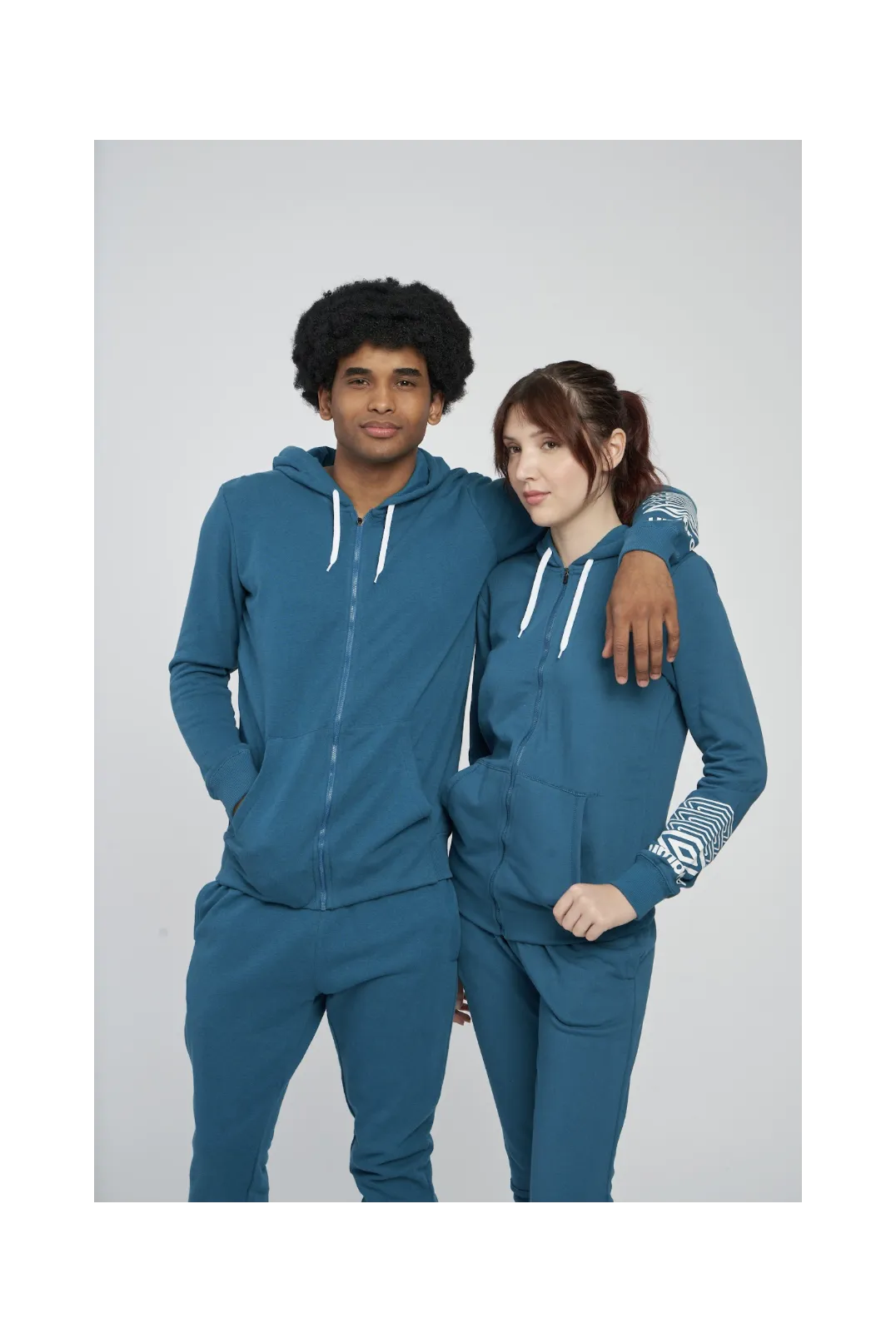 CHAQUETA UMBRO FW TERRACE ZIP  HOODIE LYONS BLUE