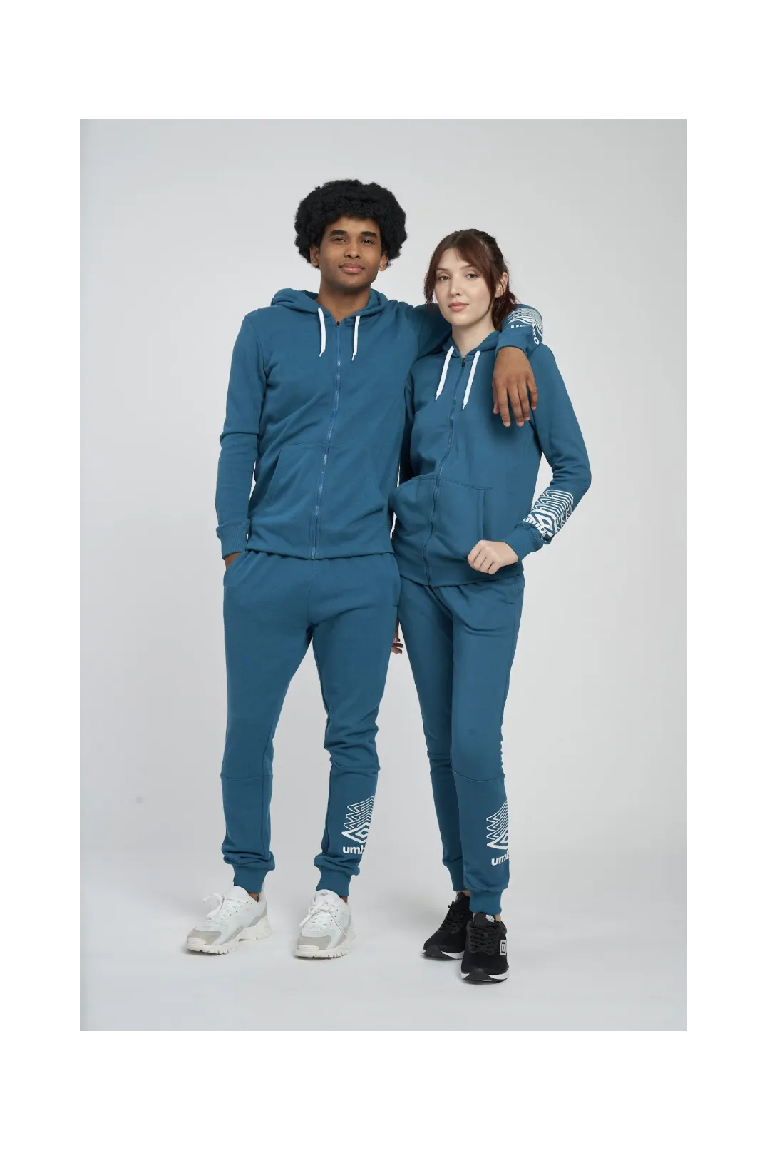 CHAQUETA UMBRO FW TERRACE ZIP  HOODIE LYONS BLUE