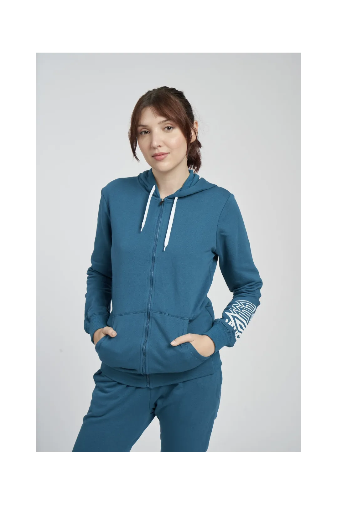 CHAQUETA UMBRO FW TERRACE ZIP  HOODIE LYONS BLUE