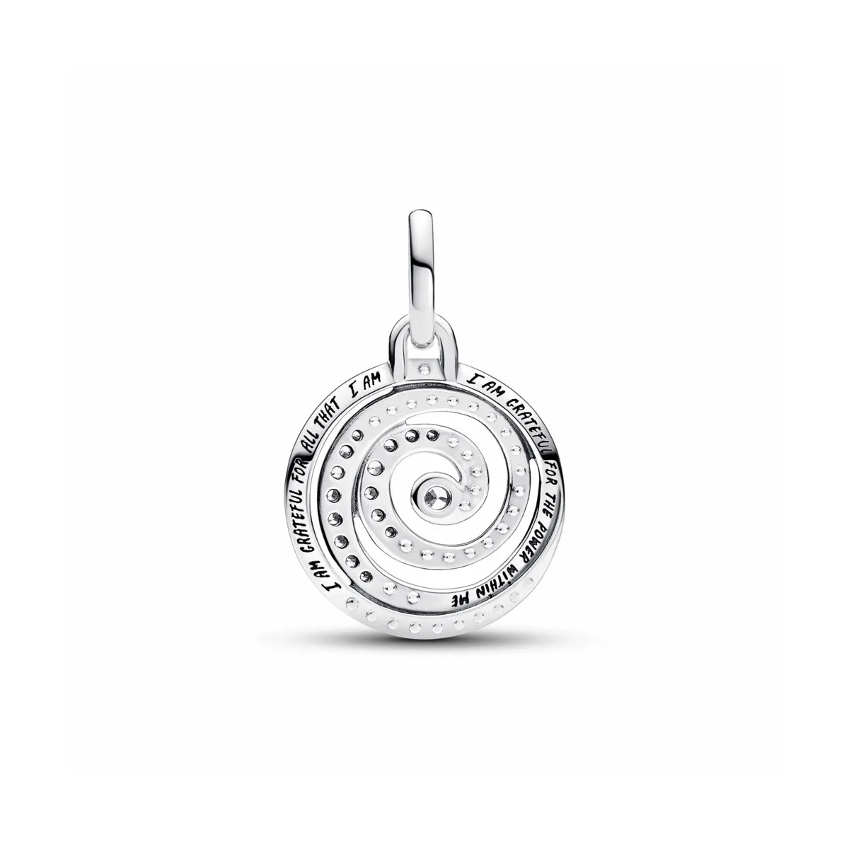CHARM MEDALLóN ESPIRAL DE GRATITUD PANDORA ME  PANDORA