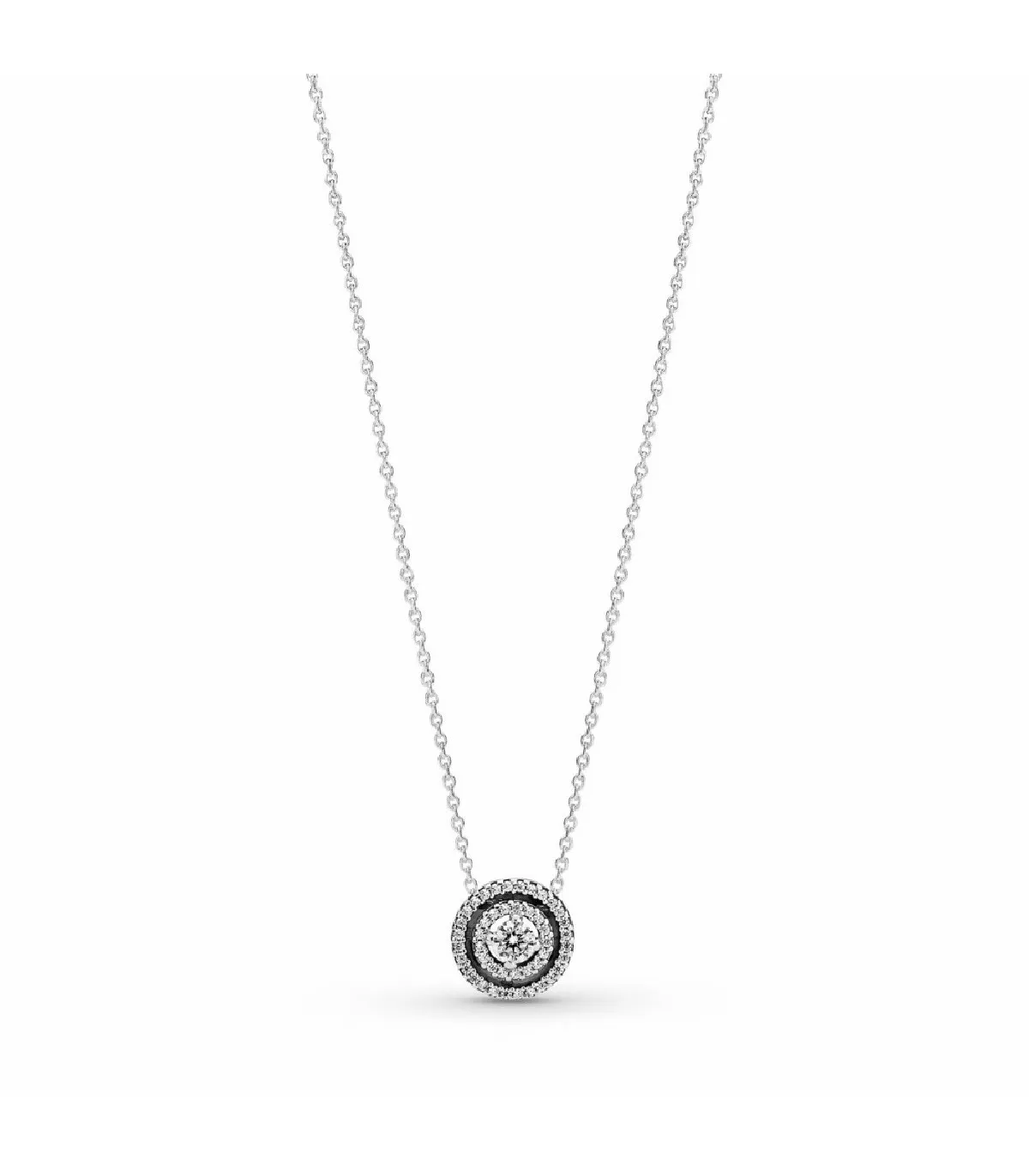COLLAR PANDORA DOBLE HALO BRILLANTE  399414C01