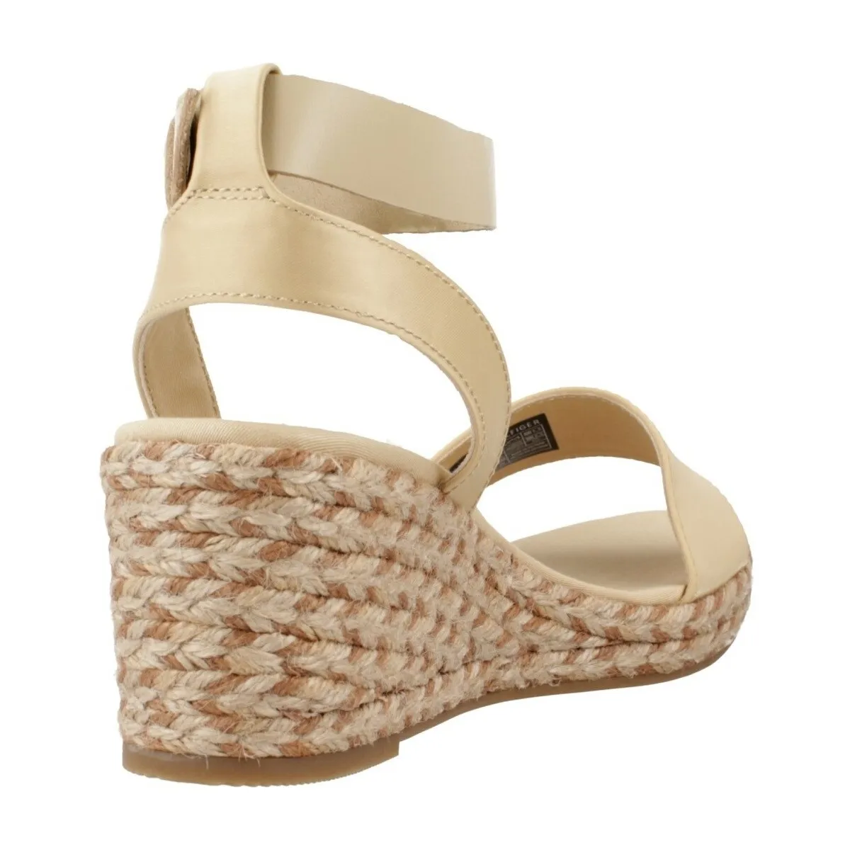 COLORFUL WEDGE SATIN SANDAL