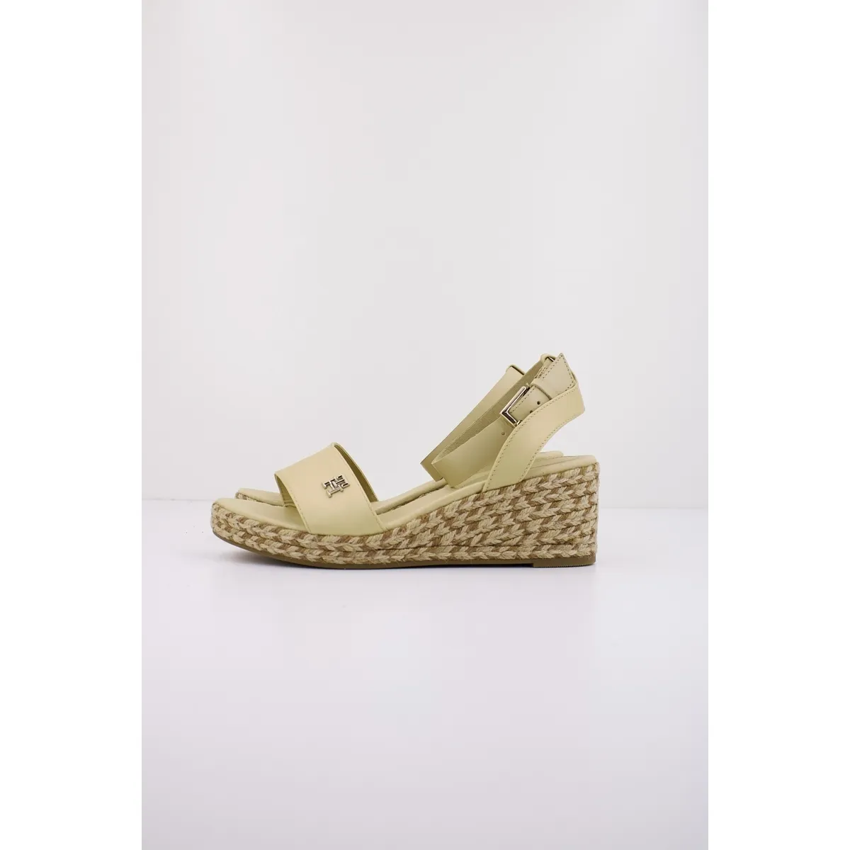 COLORFUL WEDGE SATIN SANDAL