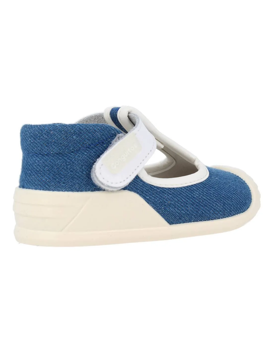 CONGUITOS  SANDALIA PIEL DENIM AZUL