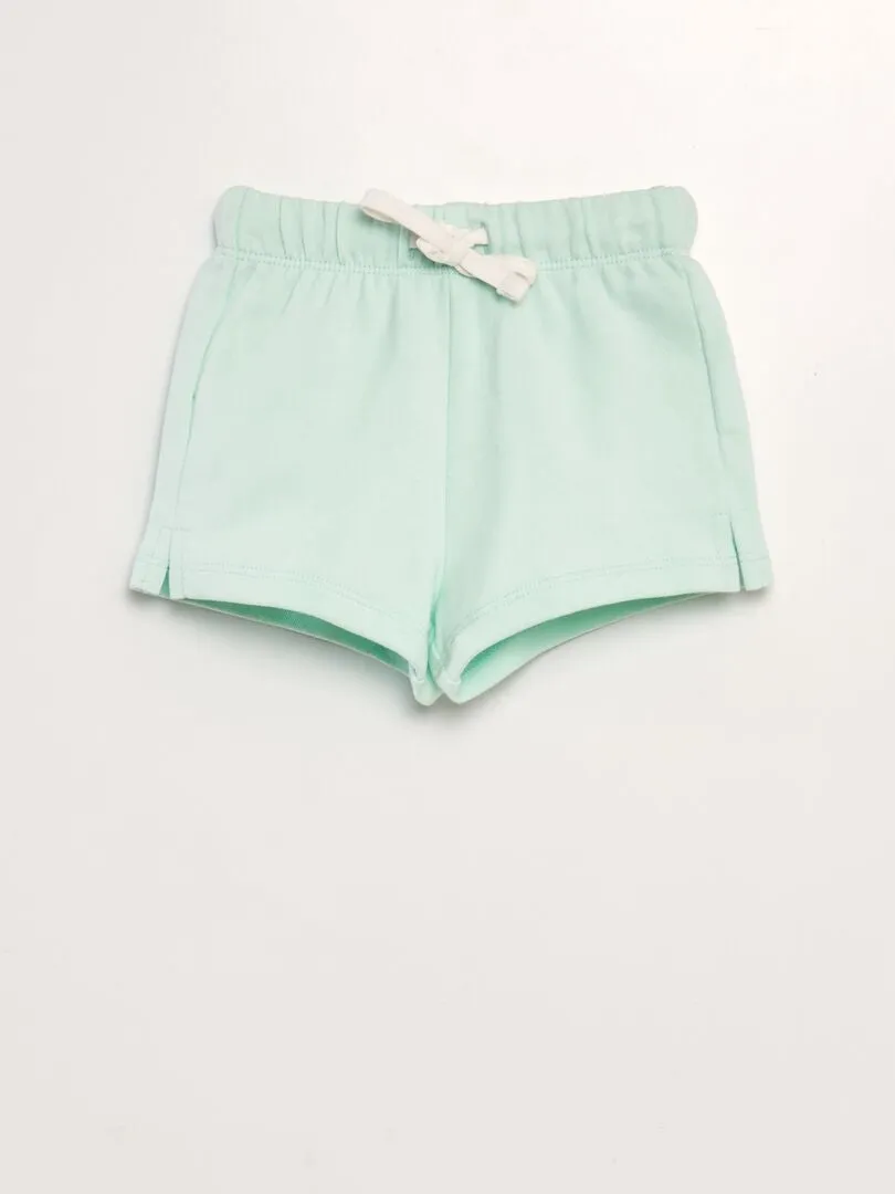 CONJUNTO DE CAMISETA + SHORT  2 PIEZAS  BLANCO