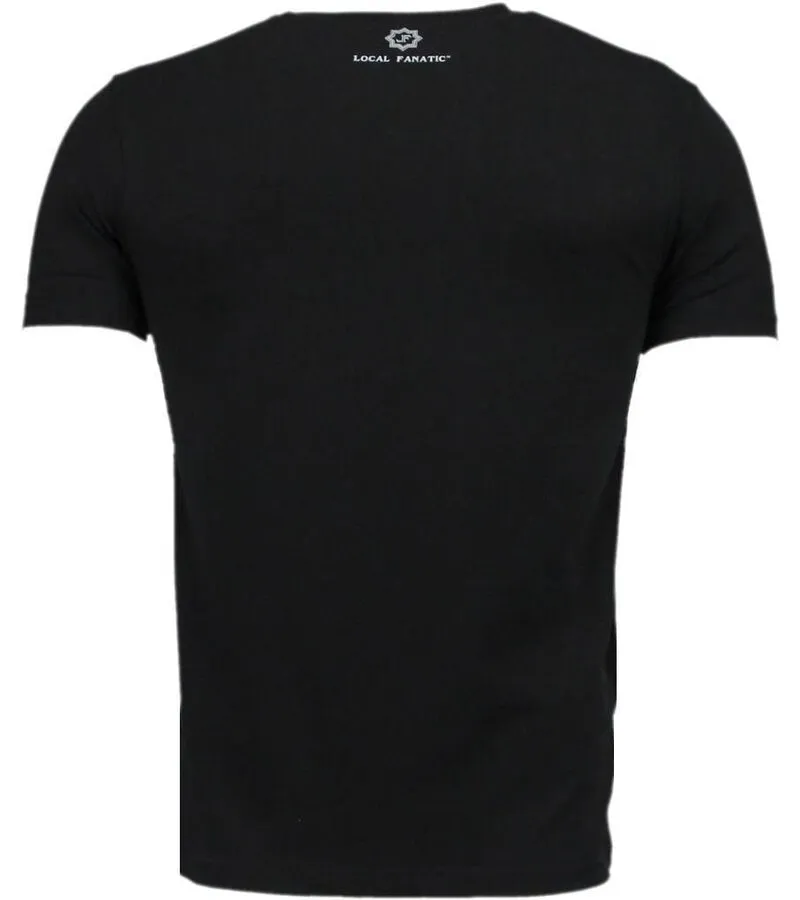 CONOR NOTORIOUS FIGHTER  CAMISETA DIGITAL  NEGRO
