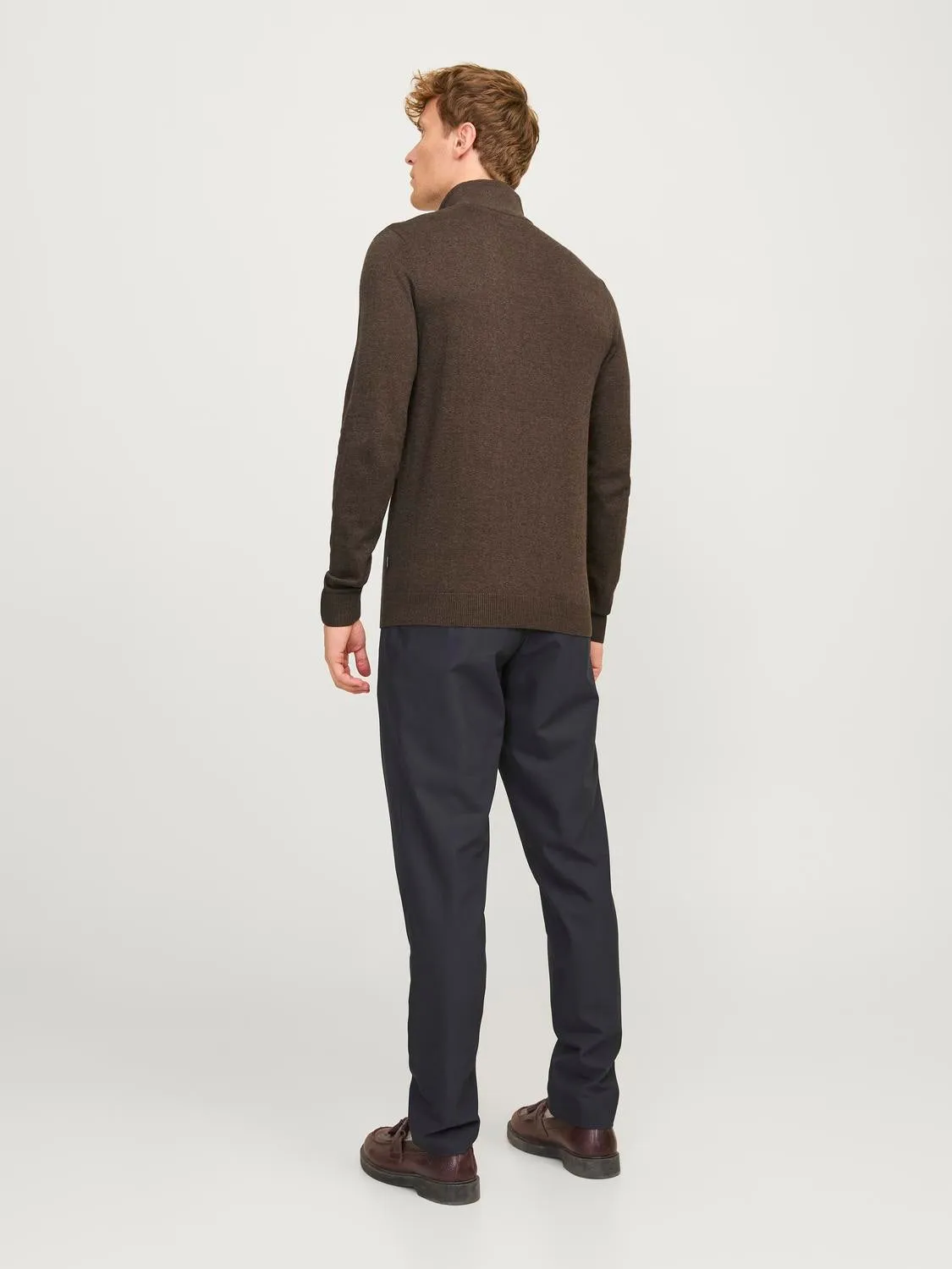 Cremallera de un cuarto | Marrón claro | Jack & Jones®