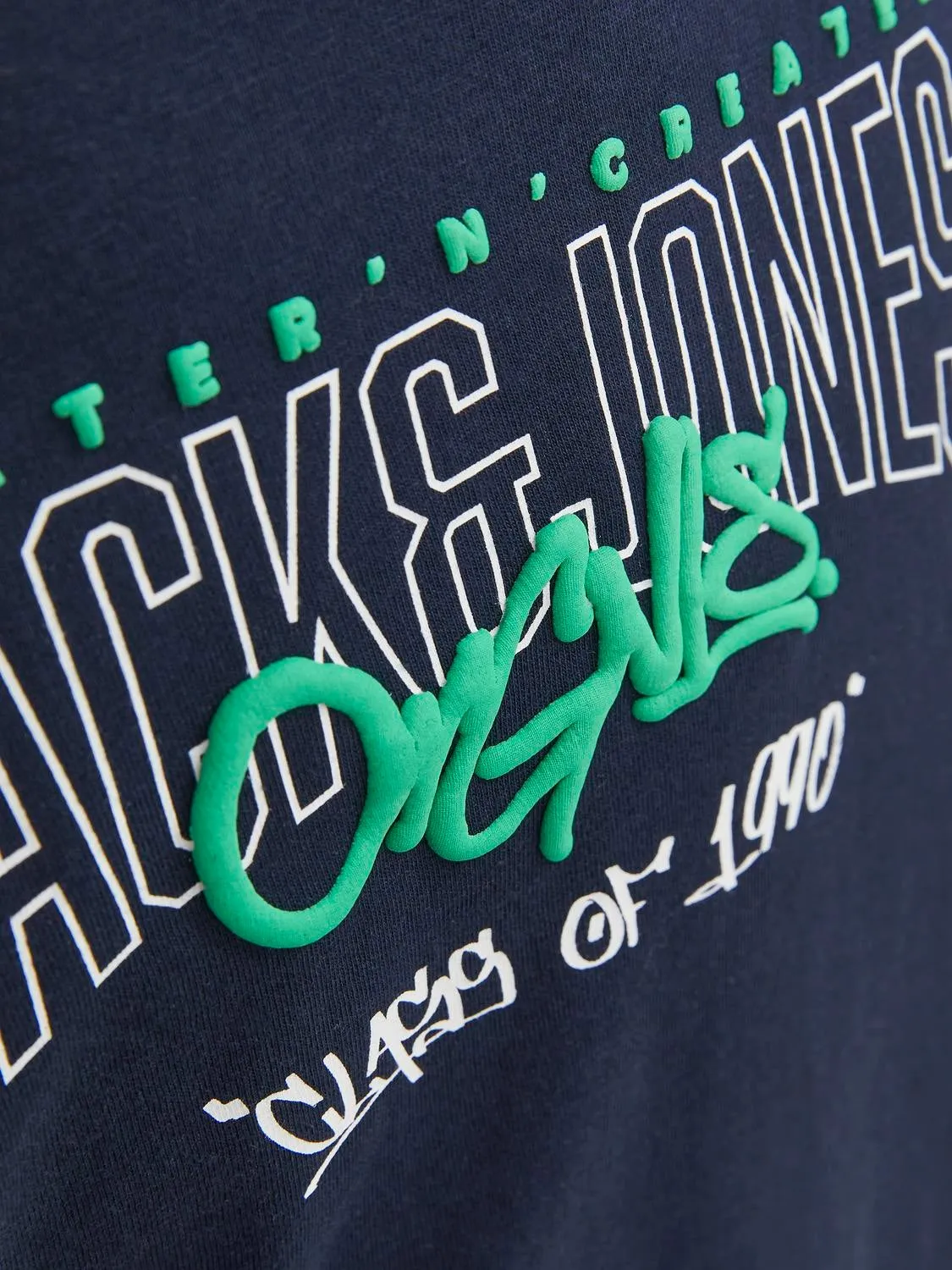Estampado Camiseta Junior | Azul oscuro | Jack & Jones®