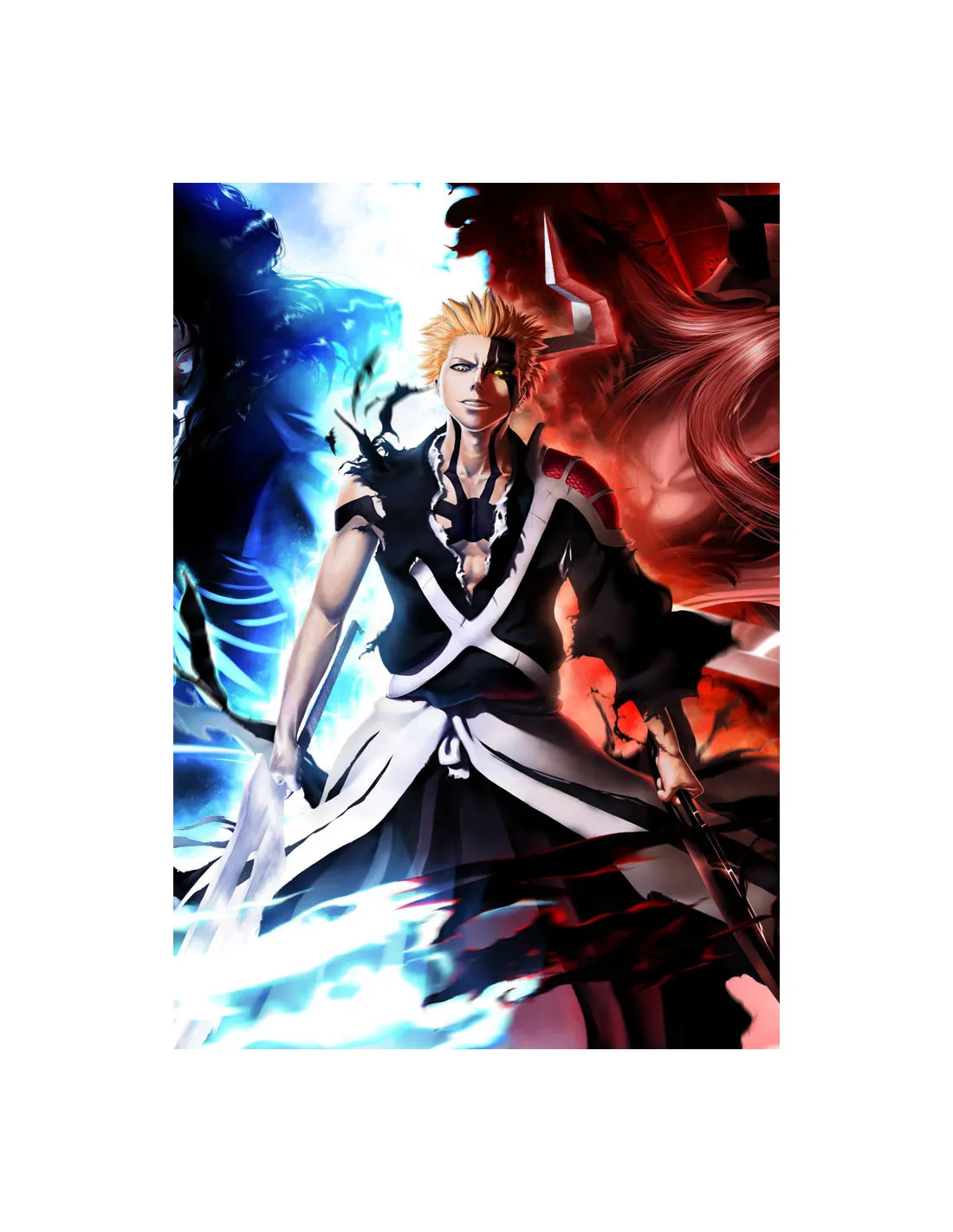 ESTANDARTEBANDERA DE ICHIGO KUROSAKI, BLEACH (100 X 70 CM.)